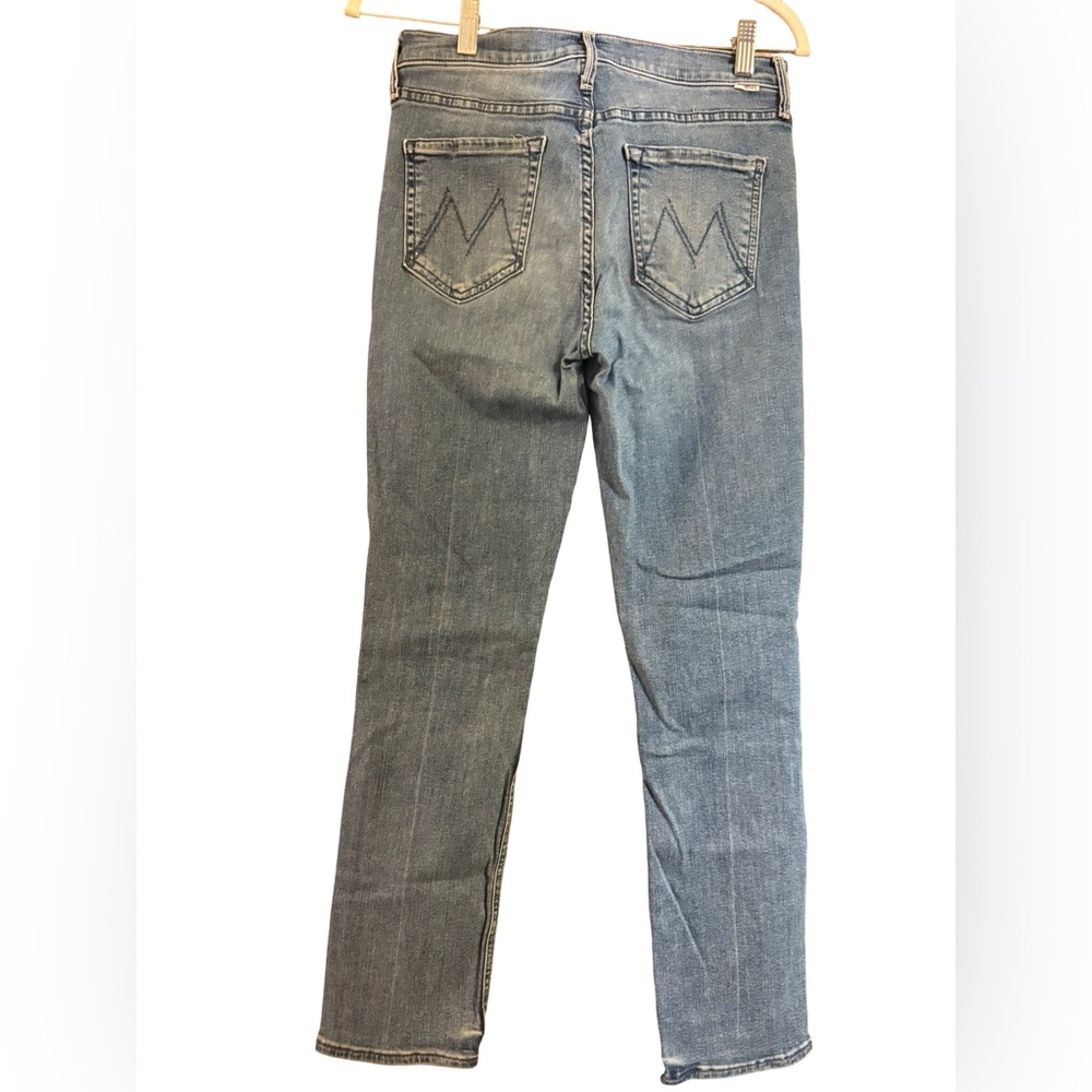 MOTHER The Mid-Rise Dazzler Ankle Fray Jeans - Picture 3 of 7